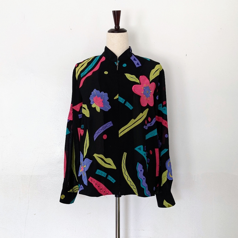 Vintage Alfred Dunner Floral Jacket